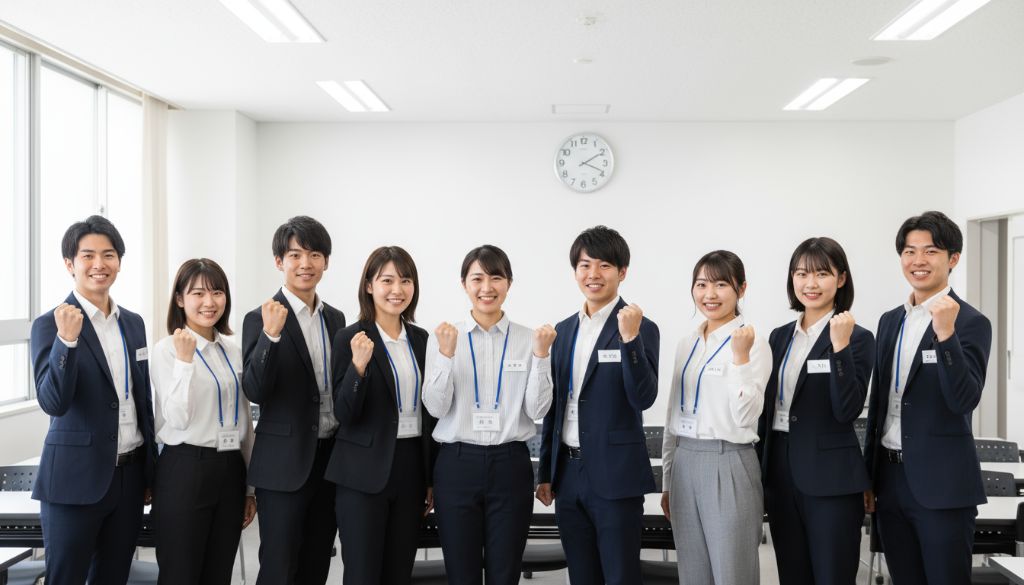 リライズ築地校 コーチ陣の集合写真